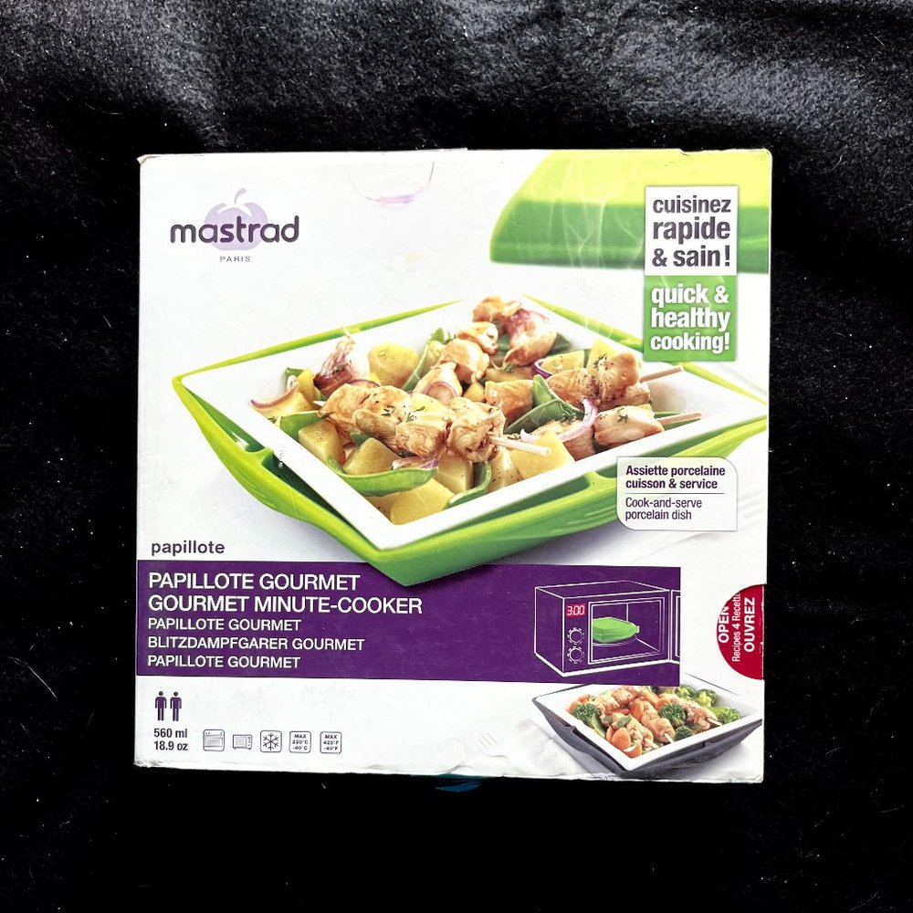 *NWOT* Mastrad Papillote  Gourmet Minute-Cooker w/Recipe Book